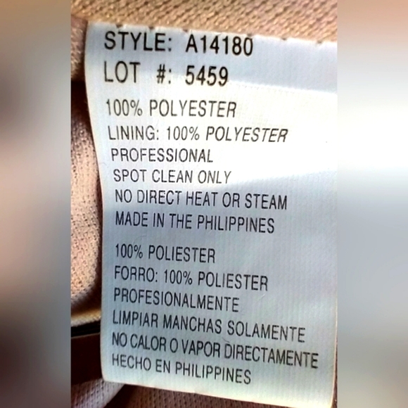 JADE WOMEN'S/MISSES SIZE LARGE DRESS DARK MIDNIGHT BLUE LACE TAN LINING NWOT - Picture 13 of 13